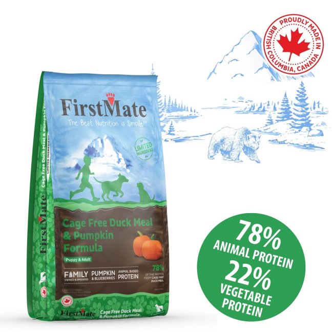 FirstMate Cage Free Duck Meal & Pumpkin - Varianta: 454 g