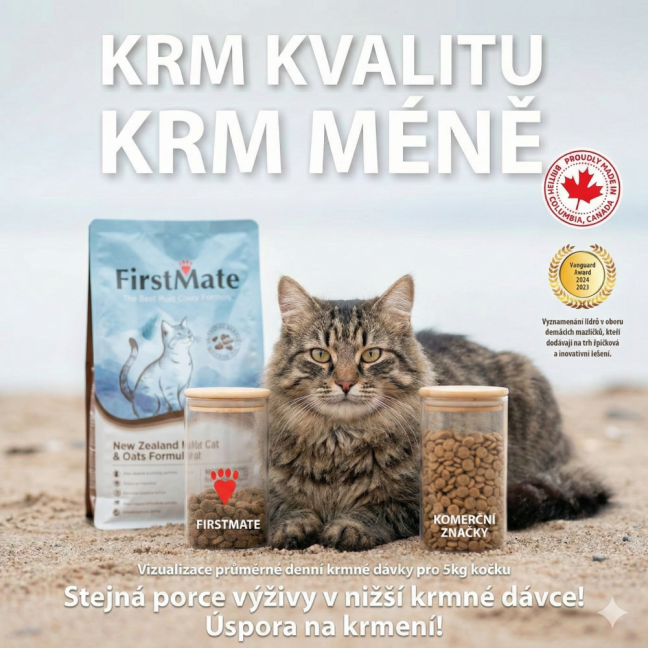 FirstMate Duck Meal with Blueberries Cat - Varianta: 1,8 kg