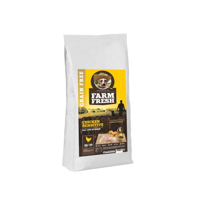 Farm Fresh Chicken Sensitive Grain Free - Varianta: 15 kg Farm Fresh Chicken Sensitive Grain Free - Varianta: 15 kg