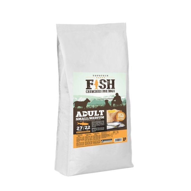 Topstein Fish Crunchies for dogs Small/Medium - Varianta: 10 kg