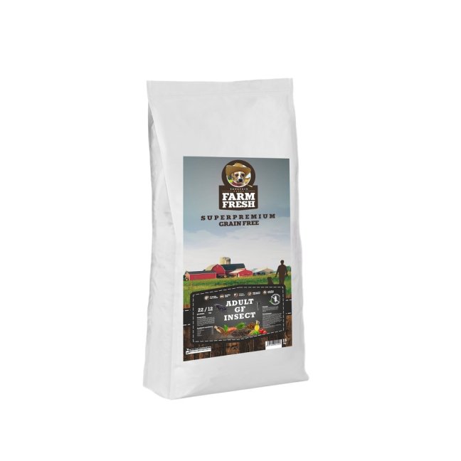 Farm Fresh Insect Adult Grain Free - Varianta: 15 kg Farm Fresh Insect Adult Grain Free - Varianta: 15 kg